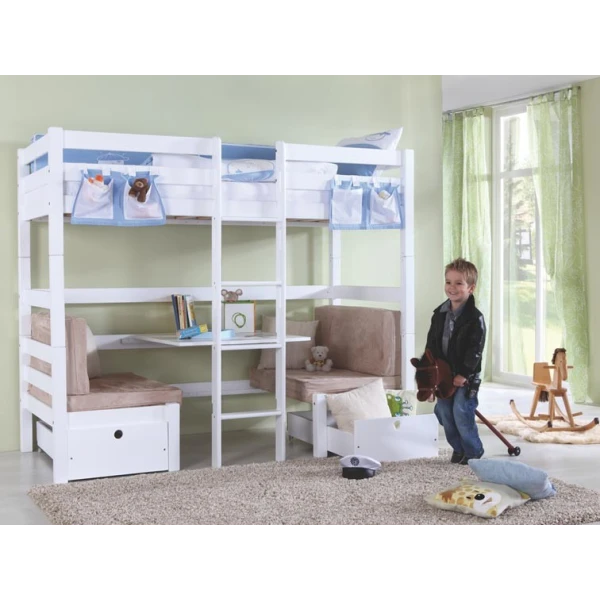 bunk bed  with desk