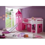 children's semi-high bed with slide