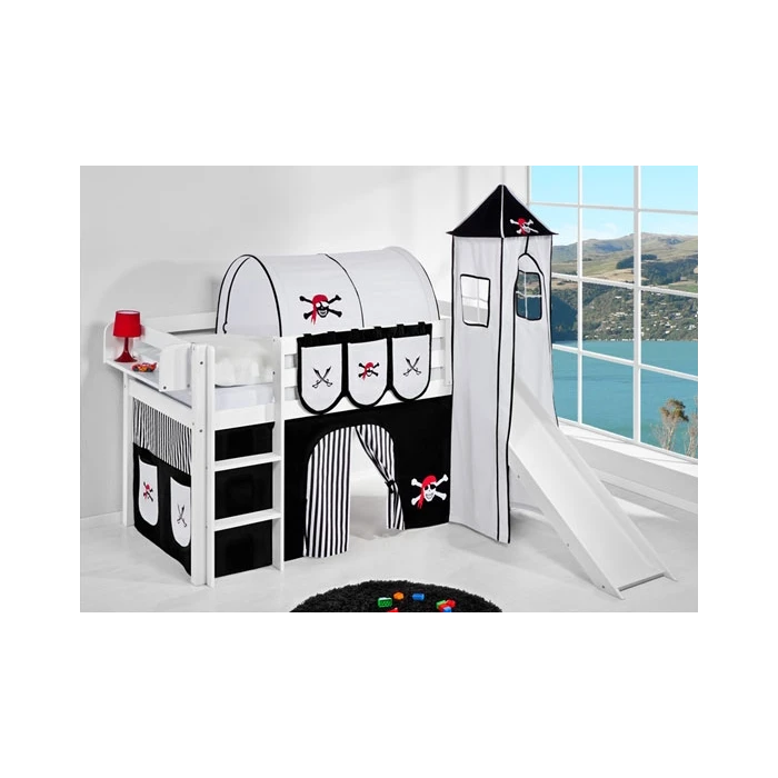 semi-high bed with slide