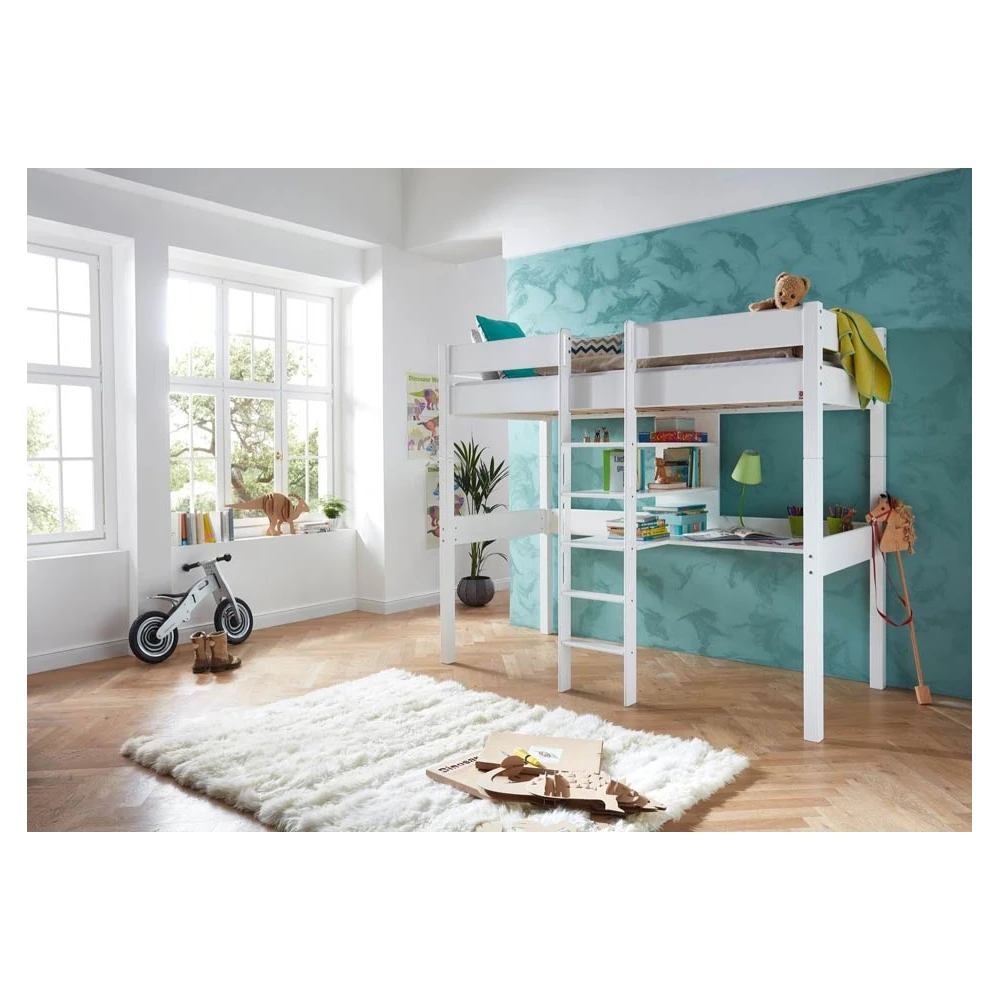 CAMA ALTA CON ESCRITORIO BOSTON