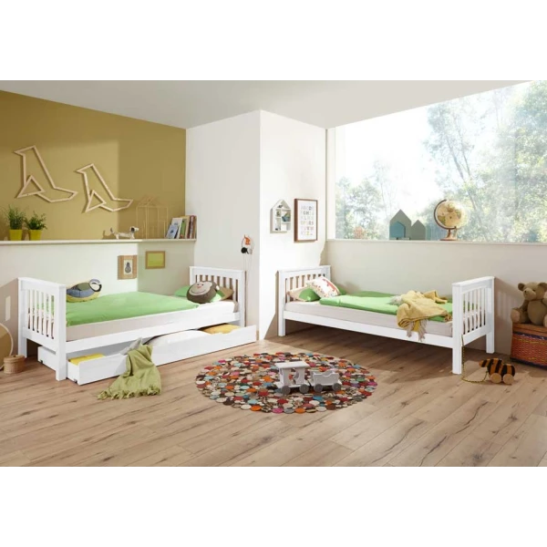 bunk bed with trundle bed
