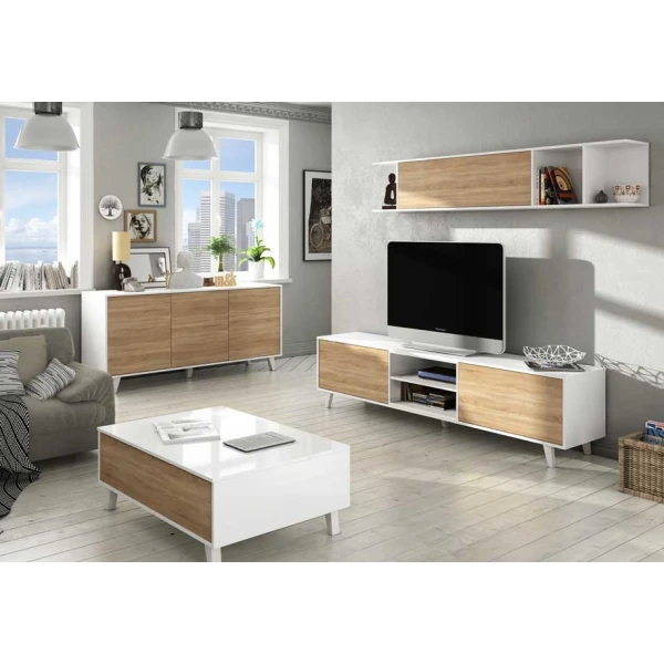 MUEBLE DE TELEVISIÓN DE ESTILO NÓRDICO ÉMORI