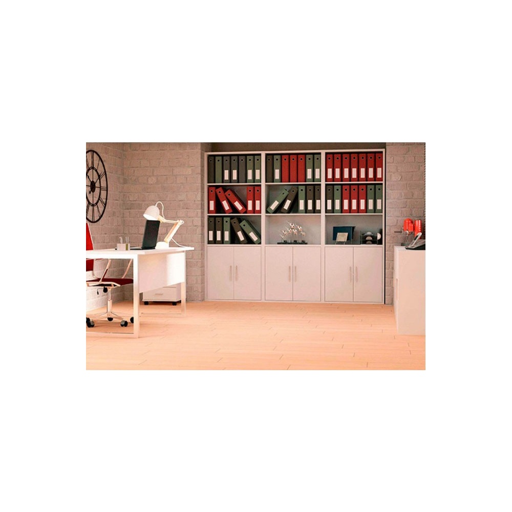 ESTANTERÍA CON ARMARIO TEXT