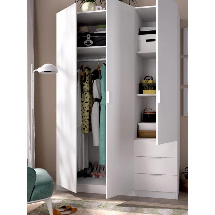  Wardrobe 3 doors and 3 drawers