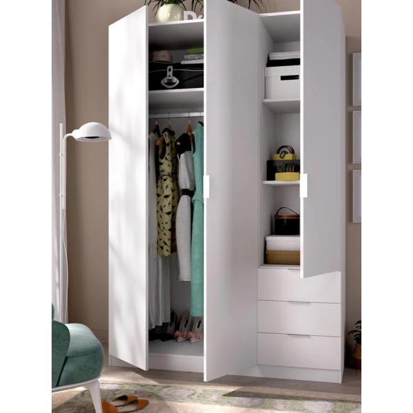  Wardrobe 3 doors and 3 drawers