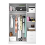  Wardrobe 3 doors and 3 drawers