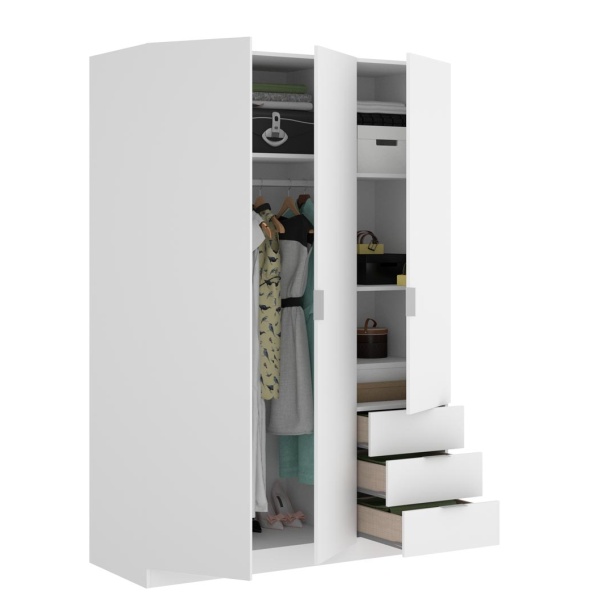  Wardrobe 3 doors and 3 drawers