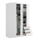  Wardrobe 3 doors and 3 drawers