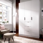  Wardrobe 3 Doors 3 Drawers