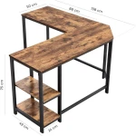  L-shaped desk Vasagle