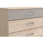 CÓMODA 4 CAJONES BICOLOR ARIZONA