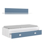 trundle bed with shelf