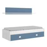 trundle bed with shelf