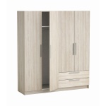 4-door wardrobe with 2 drawers