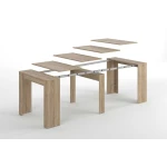Adaptable table with 5 positions. Up to 10 diners. Extendable table for guests. Practical and functional.