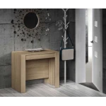 Adaptable table with 5 positions. Up to 10 diners. Extendable table for guests. Practical and functional.