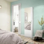 shoe rack with mirror