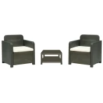 CONJUNTO DE SILLONES Y MESA PARA EXTERIOR GIGLIO