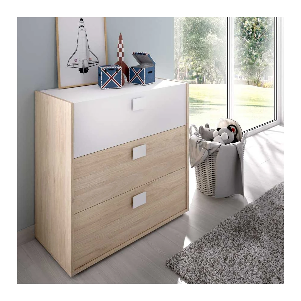 COMODA TRES CAJONES LIMO