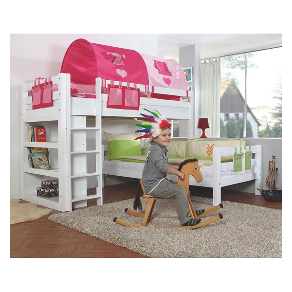 Corner children's bunk bed