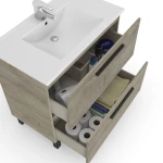 MUEBLE DE BAÑO CON 2 CAJONES Y CON 4 PATAS BIRD