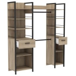 Industrial style wardrobe