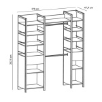 Industrial style wardrobe