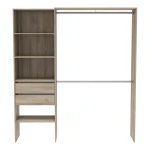 open wardrobe with 2 drawers