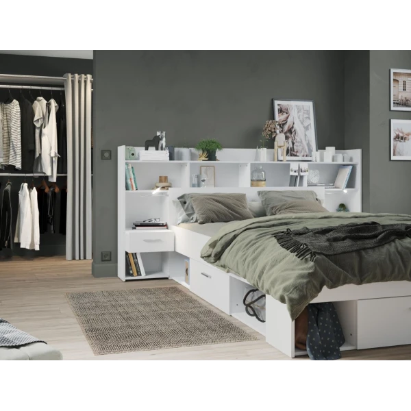 Headboard small tables