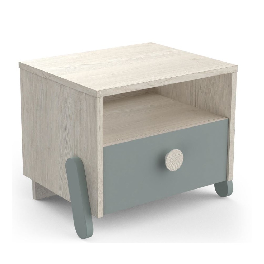 Children's bedside table with drawer