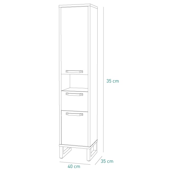 Bathroom Column With Drawer