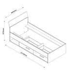 Single Bed With Drawers