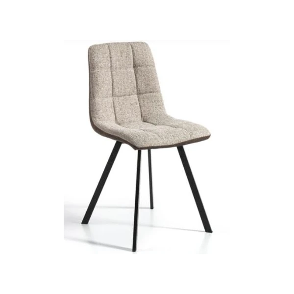 Beige Upholstered Dining Chair