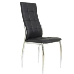 Black Leatherette Dining Chair