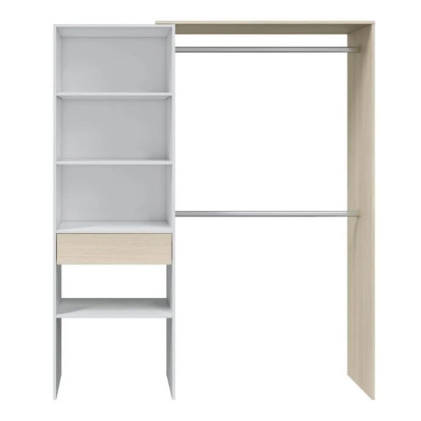 Organizer furniture with hangers and drawers