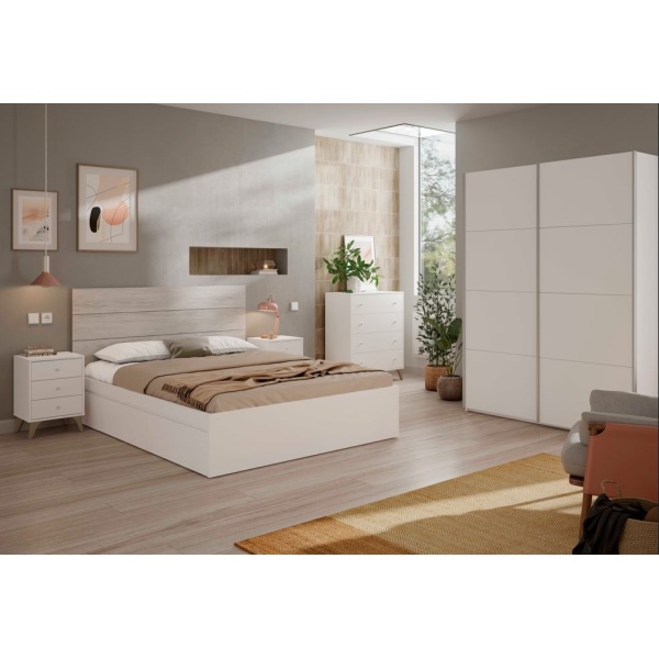 Headboard and 2 nightstands