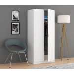 Wardrobe 2 Doors  White 