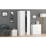 Wardrobe 2 Doors  White 