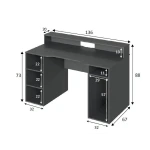 Multifunctional gamer desk