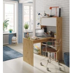 Desk With bookshelf integrated