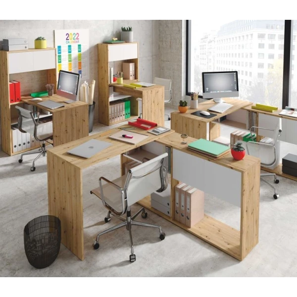 Desk With bookshelf integrated
