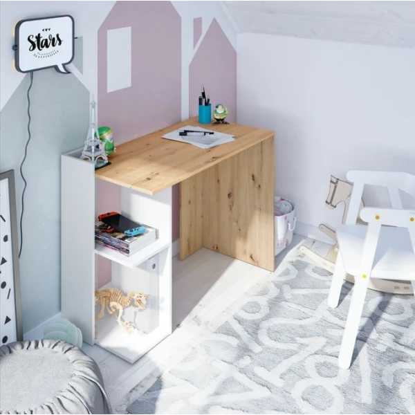 Study desk with shelves