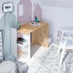 Study desk with shelves