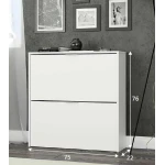 Shoe cabinet swing doors