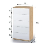 Tall chest of drawers