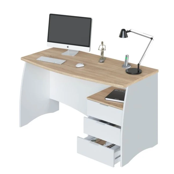 Desk with pedestal cabinet