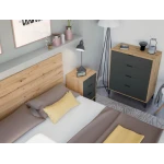 Headboard And Nightstands Set