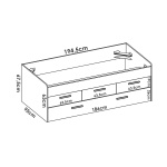 CAMA NIDO CON CAJONES ZEPHYR