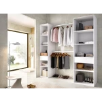 VESTIDOR ABIERTO CON BARRAS Y CAJONES TIVES