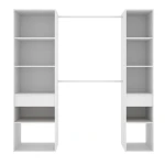 VESTIDOR ABIERTO CON BARRAS Y CAJONES TIVES